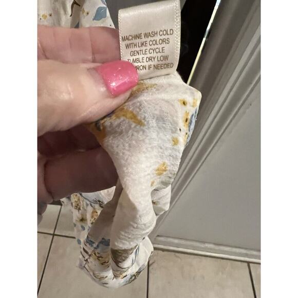 Liberty Lane Ivory Multicolor Floral Juniors Skater Dress Sz Xxl NWT - Picture 6 of 6